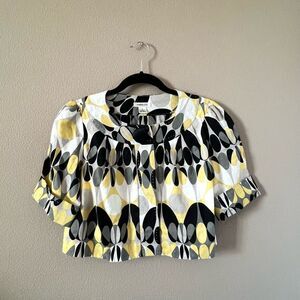 Harold’s Vintage 100% Linen Retro Cropped Jacket